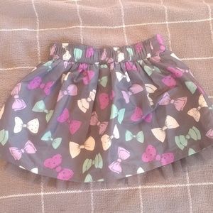 <3/$20> Skort skirt bow design tulle ruffle